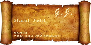 Glasel Judit névjegykártya